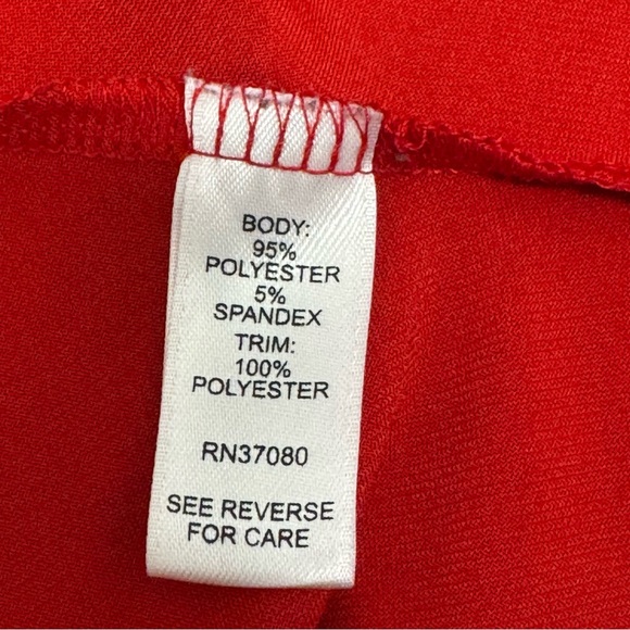 Stylish Red and Black Long Sleeve Women's Top - Picture 6 of 8